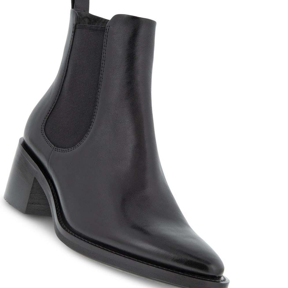 Women's Ecco Shape 35 Sartorelle Chelsea Boots Black | Canada 30OKI